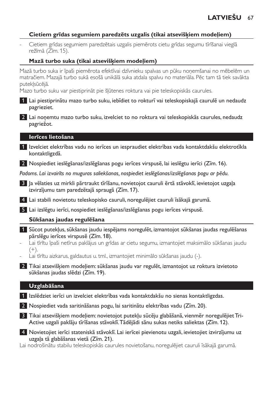 Philips FC8913 User Manual | Page 67 / 140