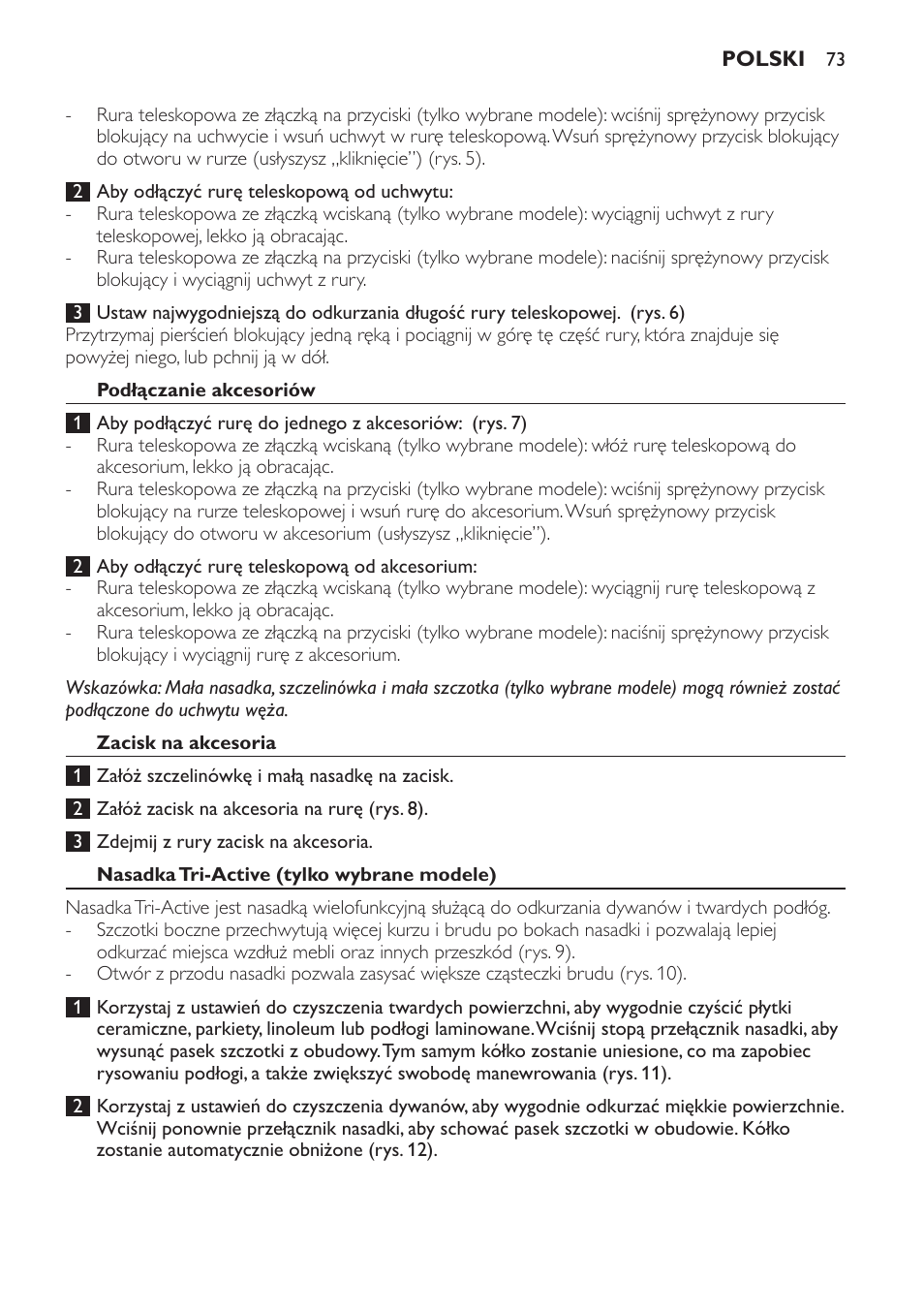 Philips FC8913 User Manual | Page 73 / 140