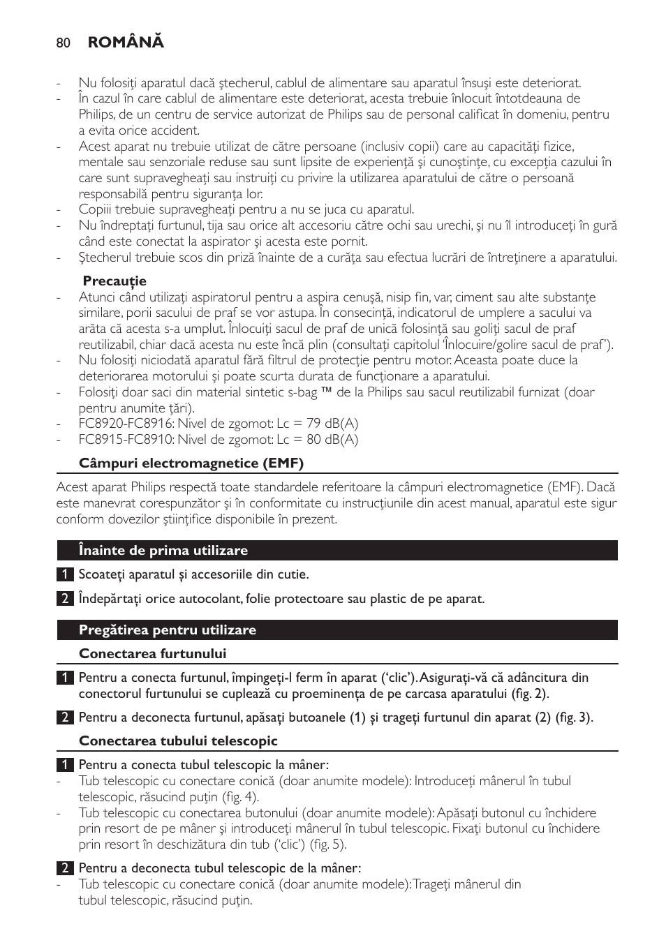 Philips FC8913 User Manual | Page 80 / 140