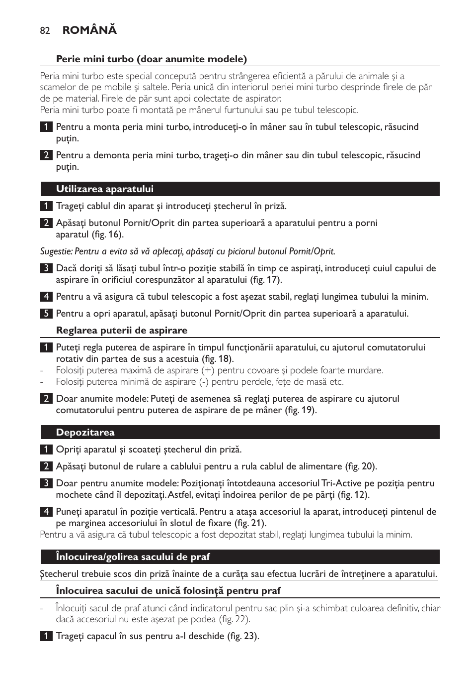 Philips FC8913 User Manual | Page 82 / 140