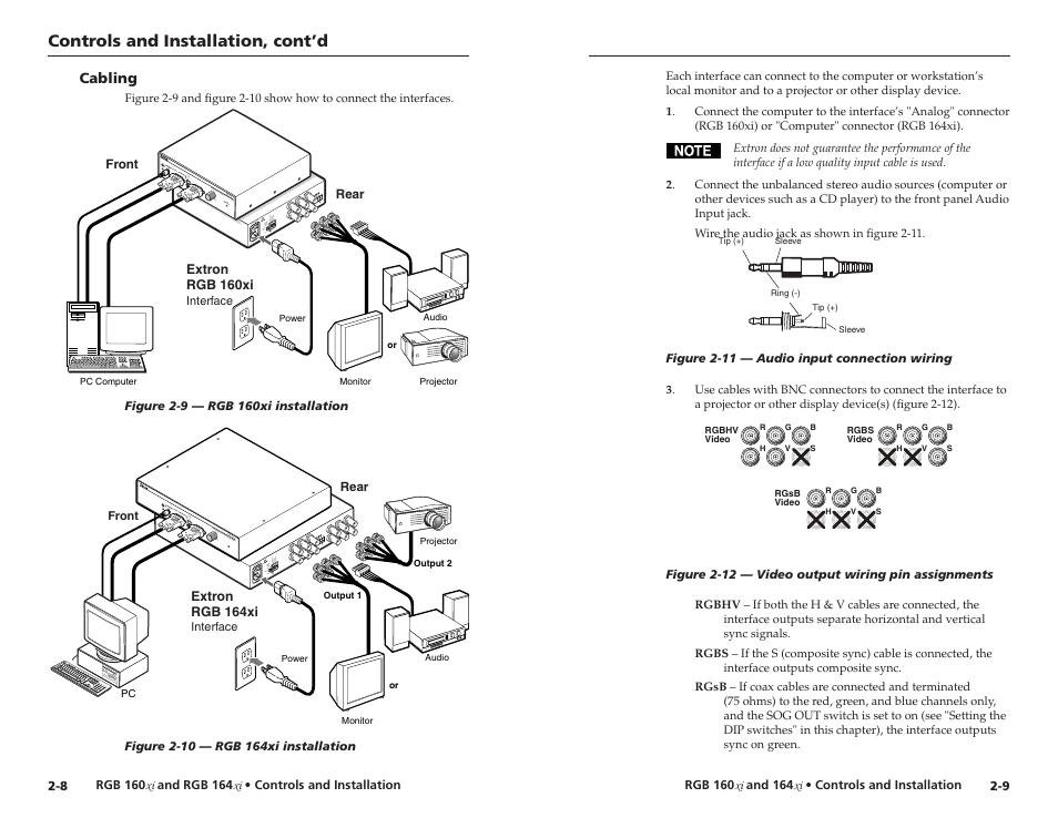 Extron Electronics RGB 160 User Manual | Page 9 / 17