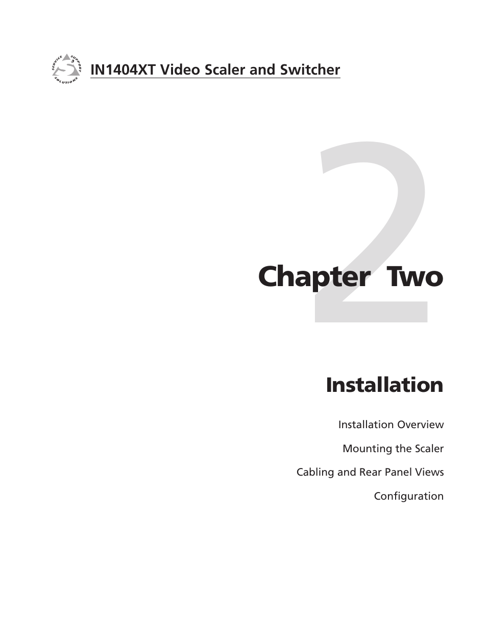 Extron electronic IN1404XT User Manual | Page 13 / 82