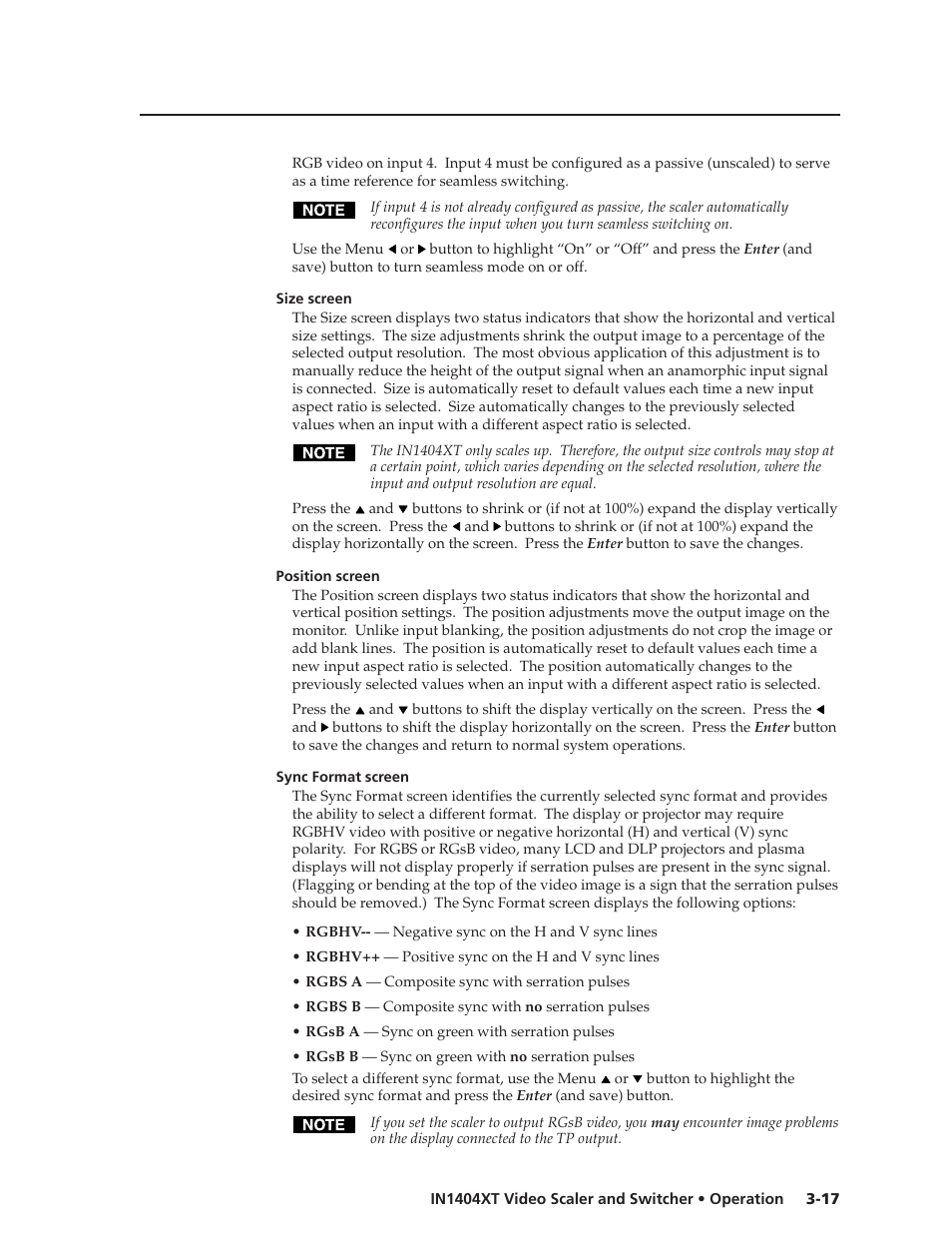 Extron electronic IN1404XT User Manual | Page 37 / 82