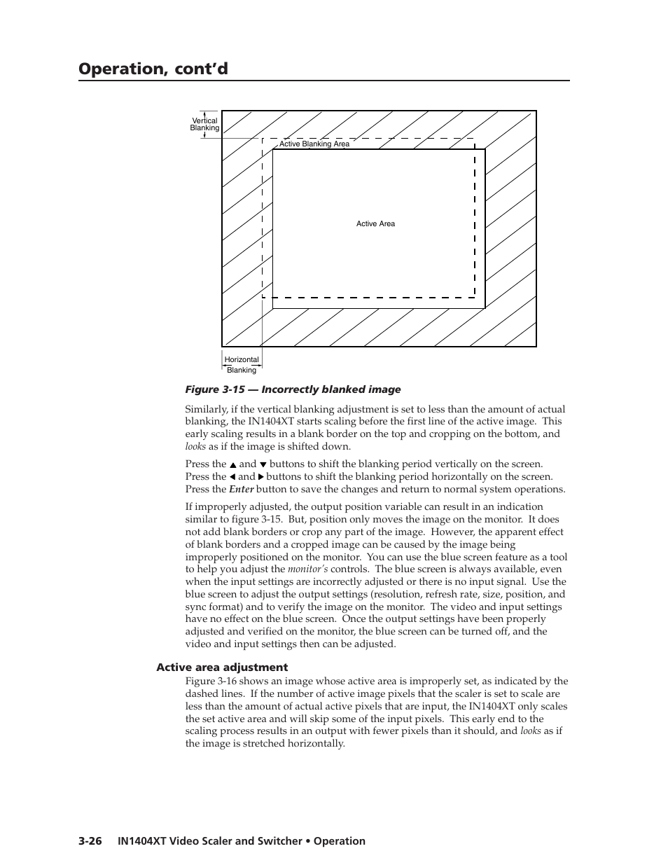 Operation, cont’d | Extron electronic IN1404XT User Manual | Page 46 / 82