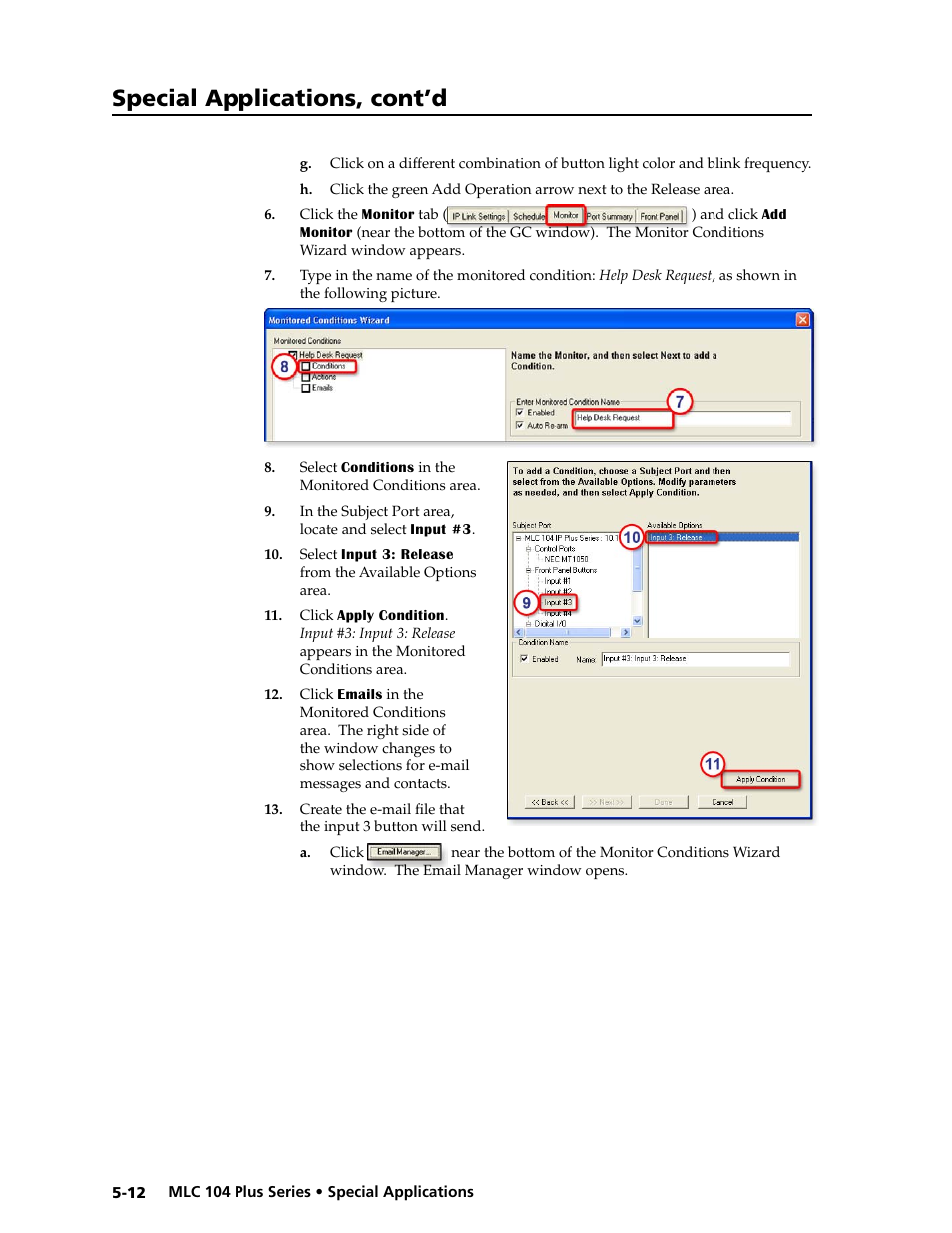 Preliminar y, Special applications, cont’d | Extron Electronics MLC 104 Plus Series User Manual | Page 116 / 188