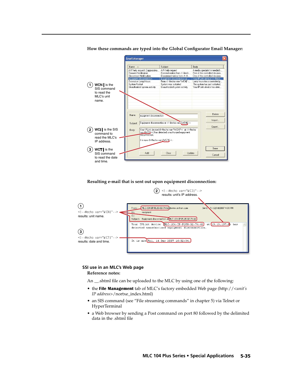 Preliminar y | Extron Electronics MLC 104 Plus Series User Manual | Page 139 / 188