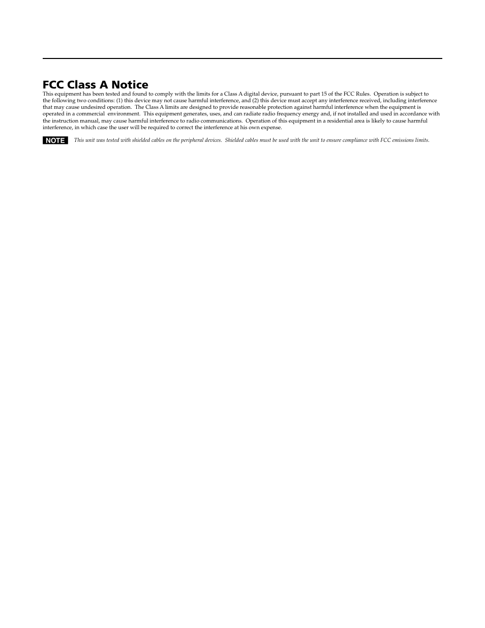 Fcc class a notice | Extron Electronics MLC 104 Plus Series User Manual | Page 3 / 188
