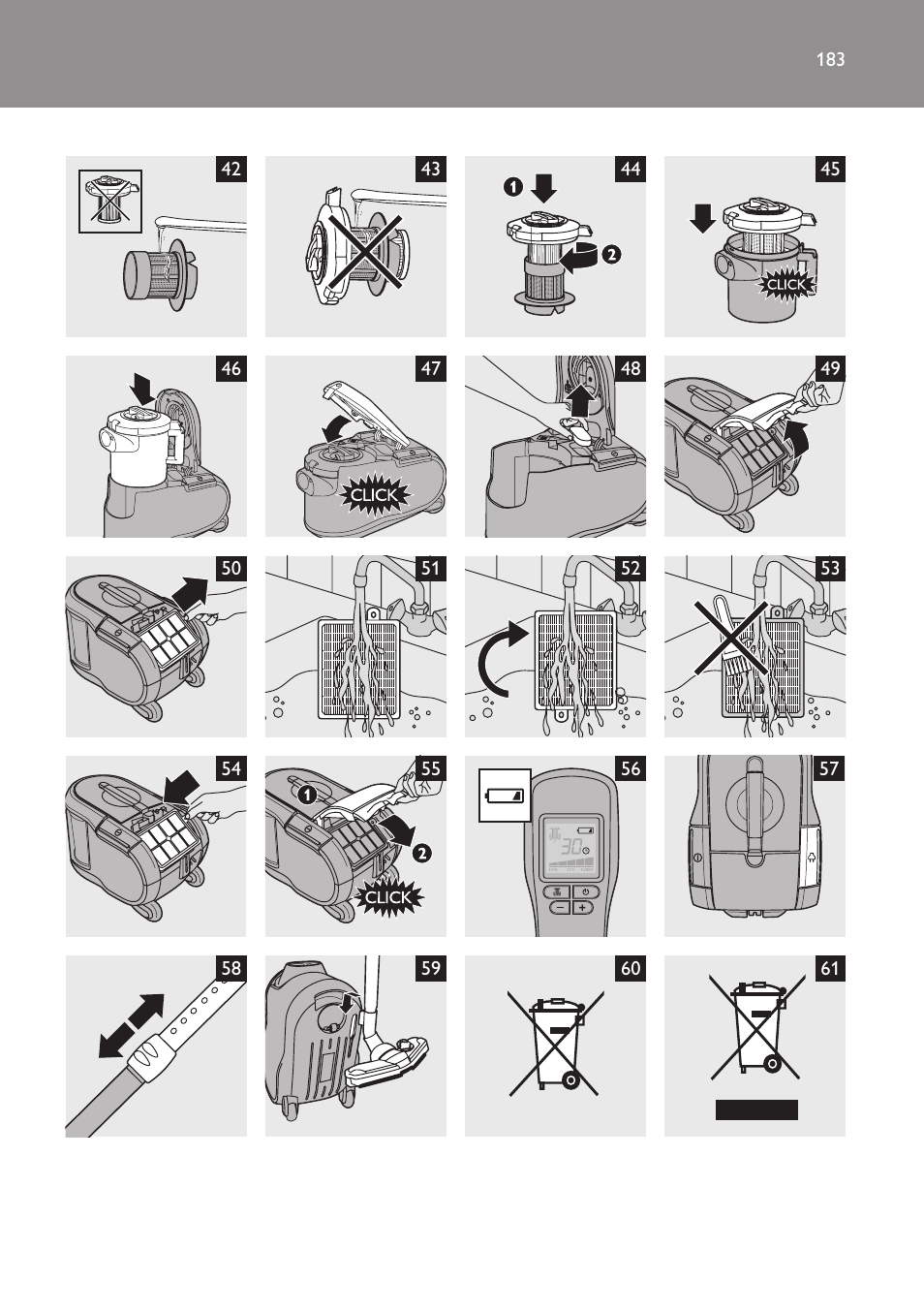 Philips FC9264 User Manual | Page 183 / 184