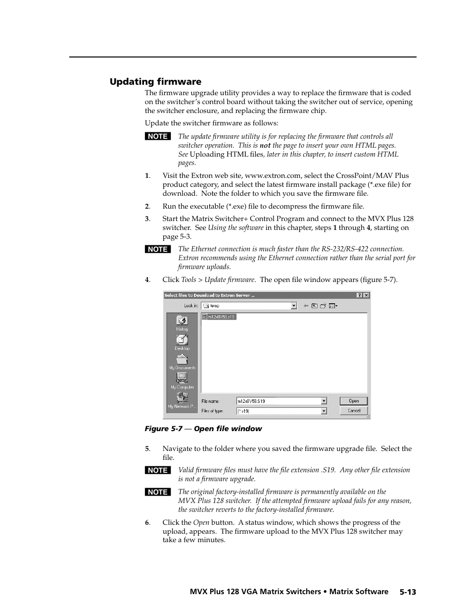 Preliminar y | Extron electronic VGA MATRIX SWITCHERS MVX PLUS 128 User Manual | Page 101 / 148