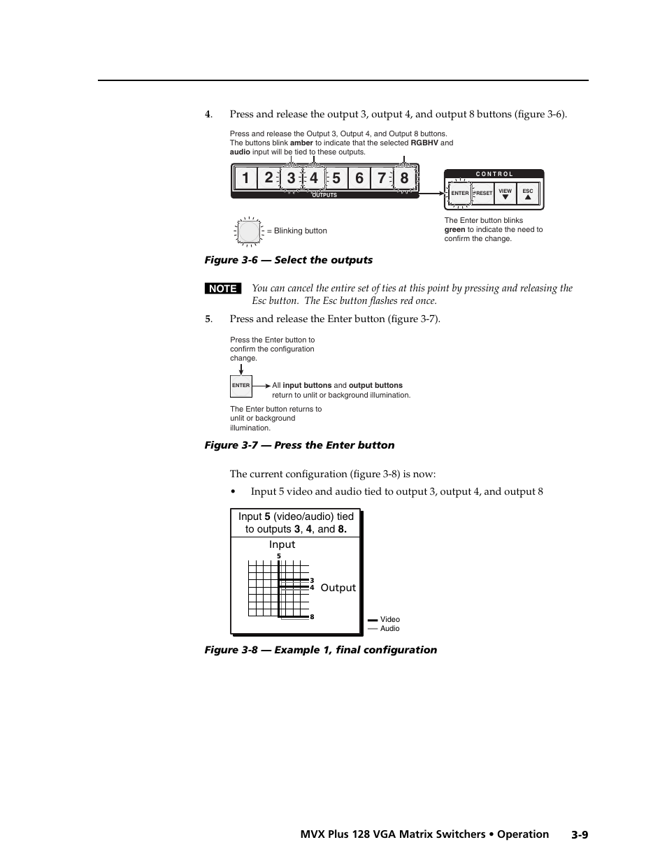 Preliminar y | Extron electronic VGA MATRIX SWITCHERS MVX PLUS 128 User Manual | Page 31 / 148
