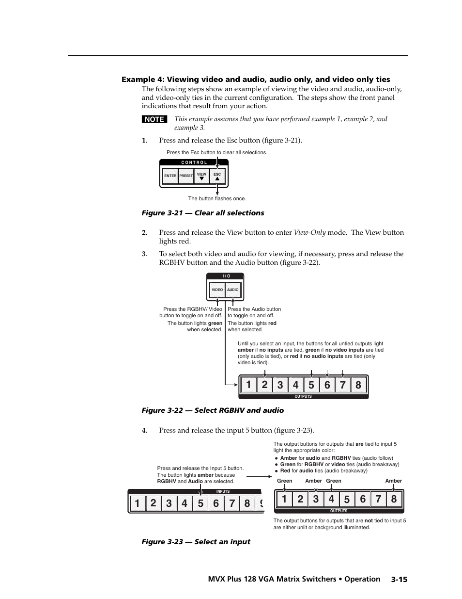 Preliminar y | Extron electronic VGA MATRIX SWITCHERS MVX PLUS 128 User Manual | Page 37 / 148