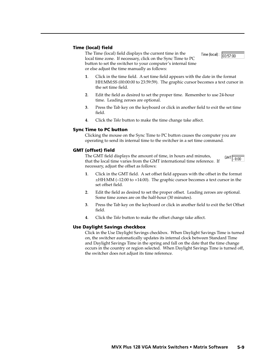 Preliminar y | Extron electronic VGA MATRIX SWITCHERS MVX PLUS 128 User Manual | Page 97 / 148