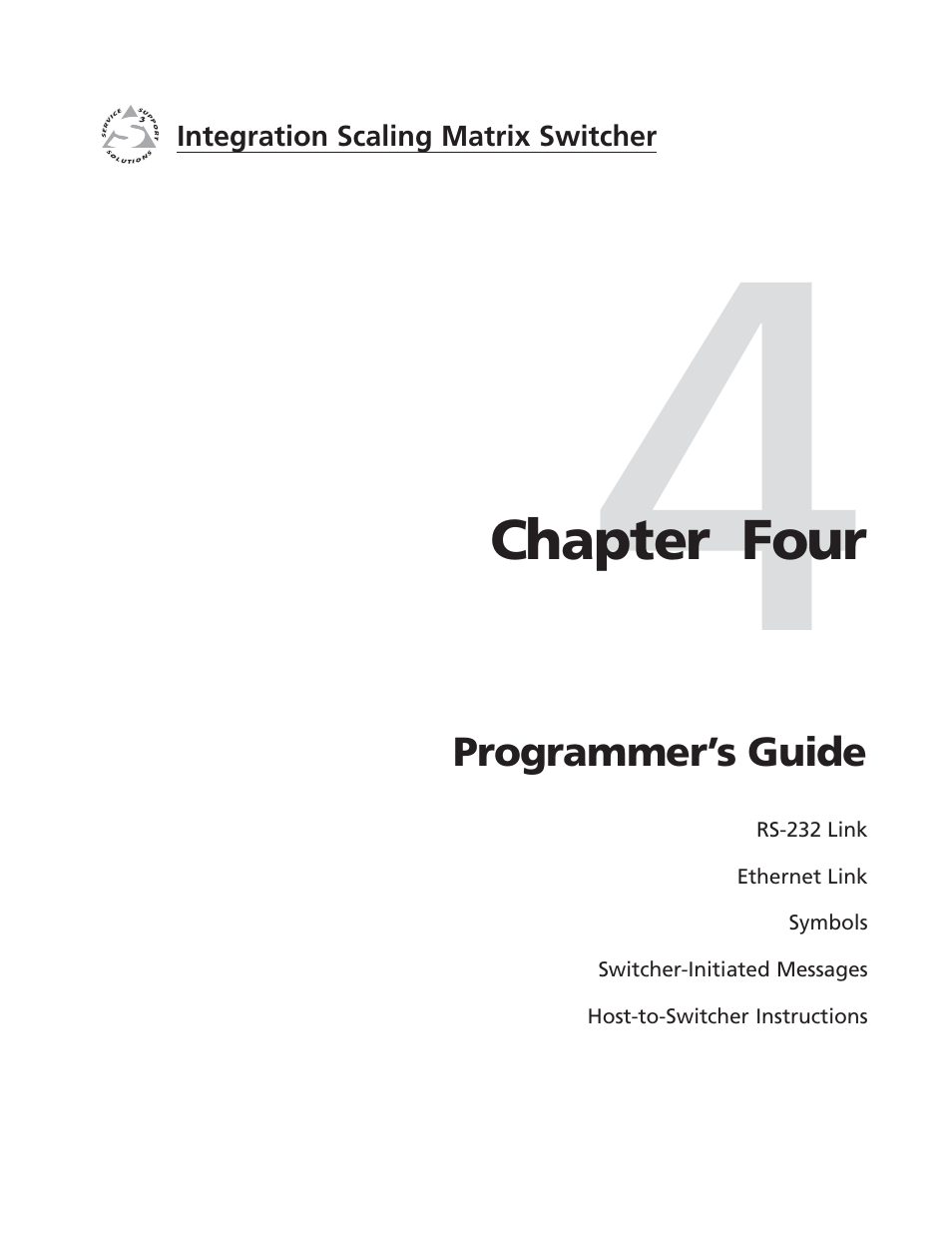 Chapter 4 • programmer’s guide | Extron electronic ISM 482 User Manual | Page 48 / 105