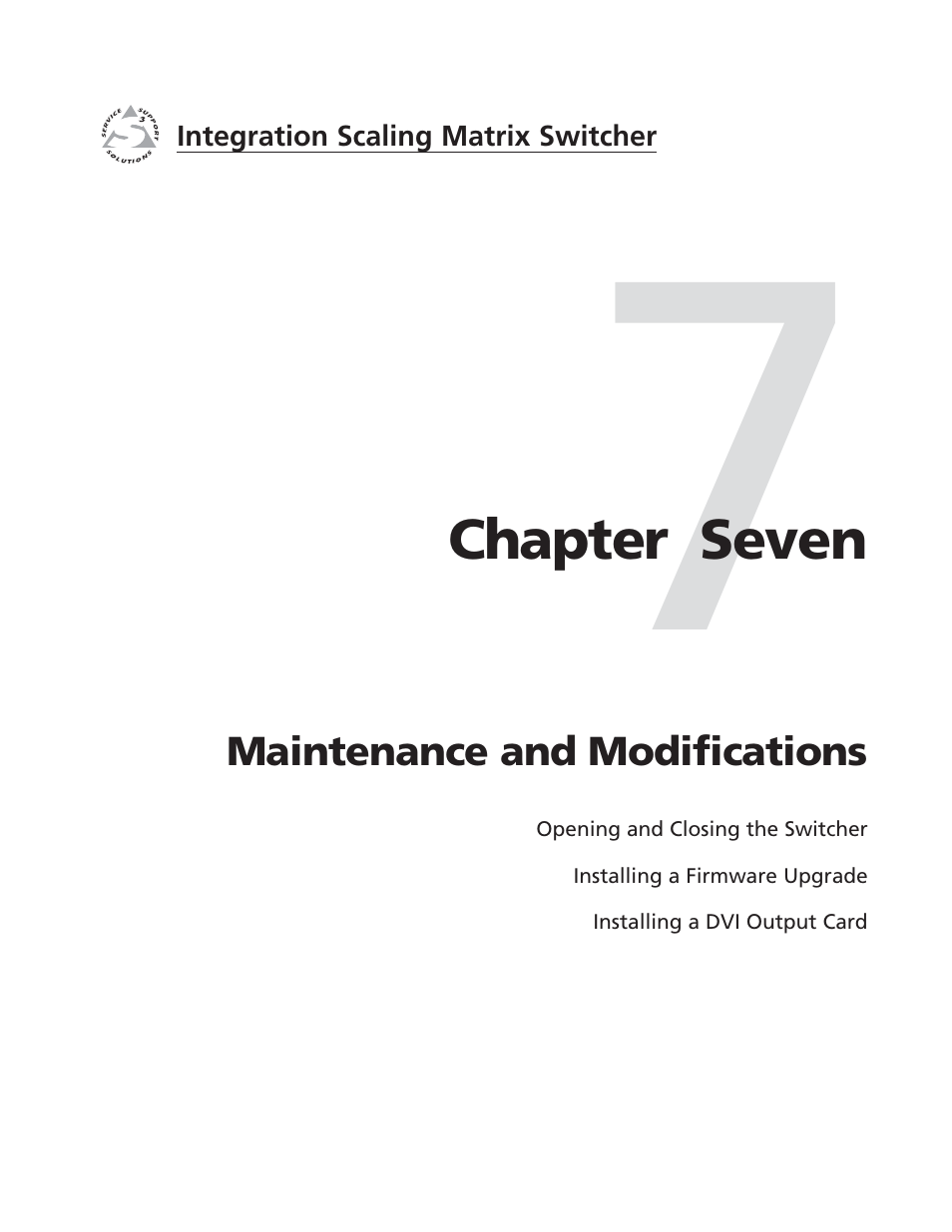 Chapter 7 • maintenance and modifications | Extron electronic ISM 482 User Manual | Page 84 / 105