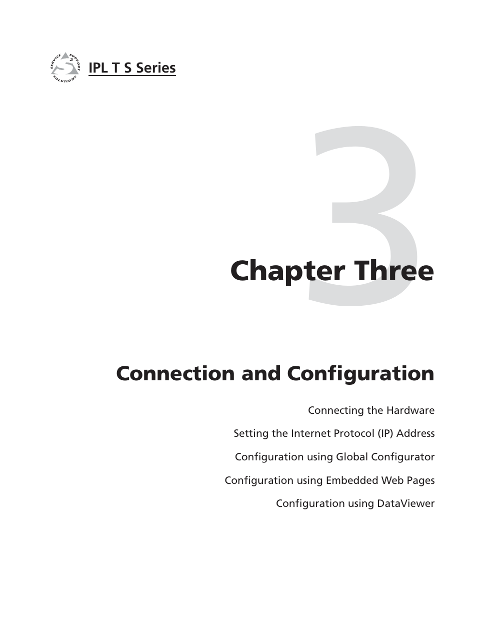 Chapter three: connection and configuration, Chapter three • connection and configuration | Extron electronic IPL T S Series User Manual | Page 25 / 79