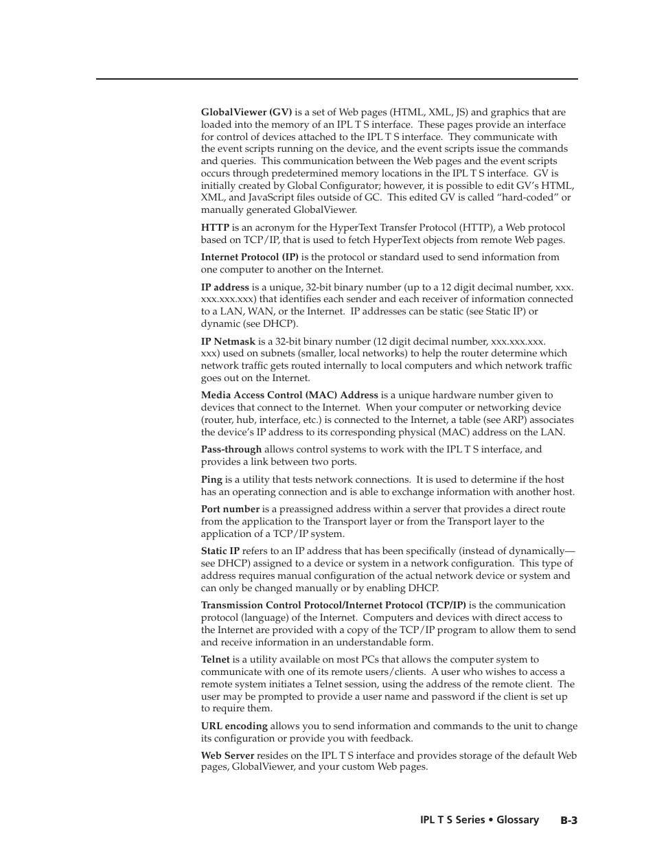 Extron electronic IPL T S Series User Manual | Page 77 / 79