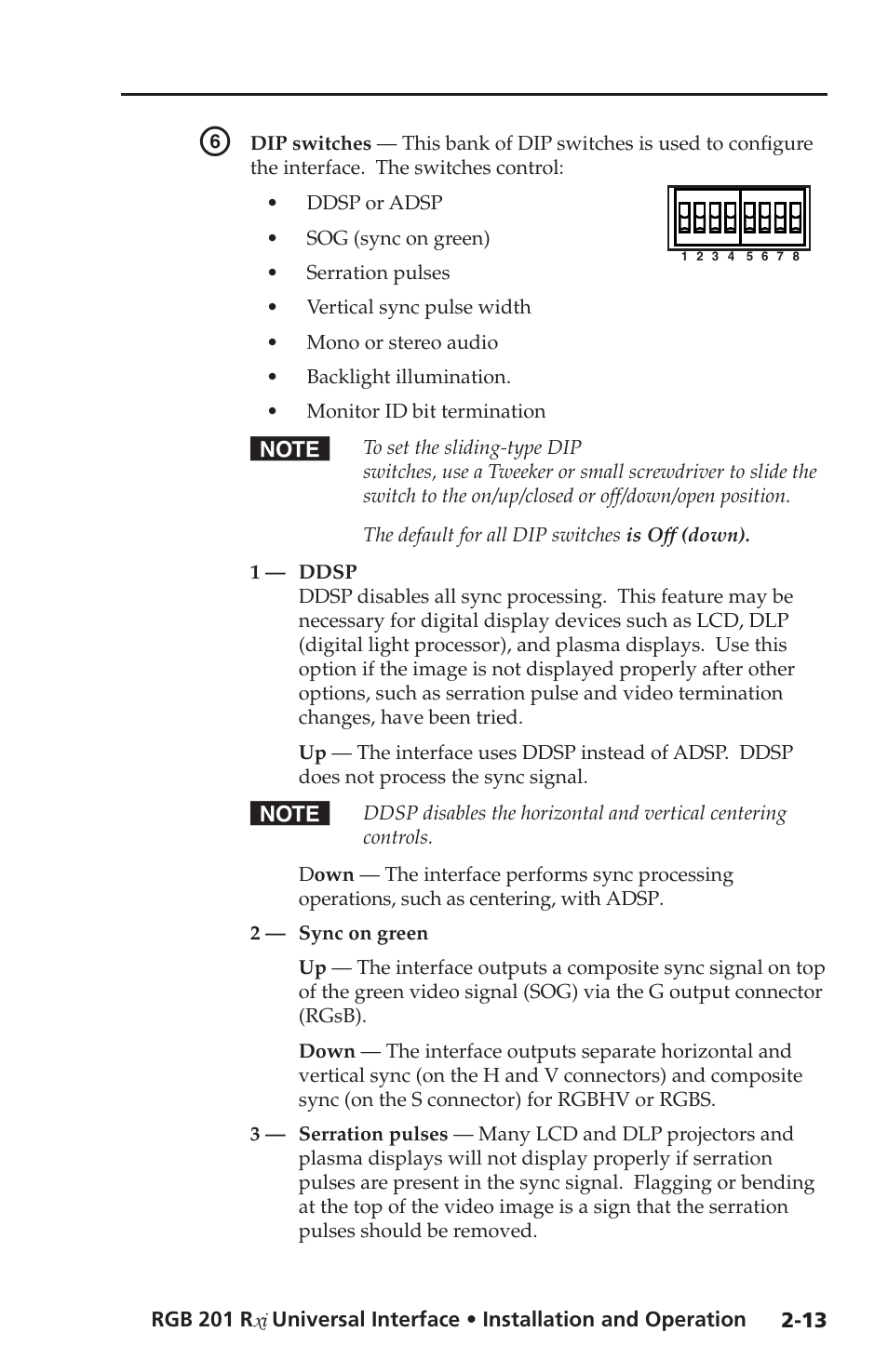 Extron Electronics RGB 201 User Manual | Page 25 / 46