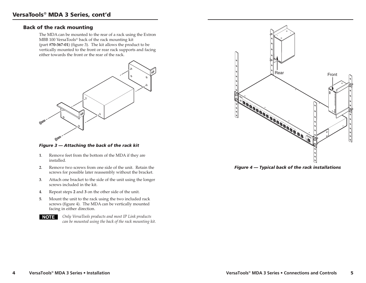 Extron electronic MDA 3 Series User Manual | Page 7 / 13