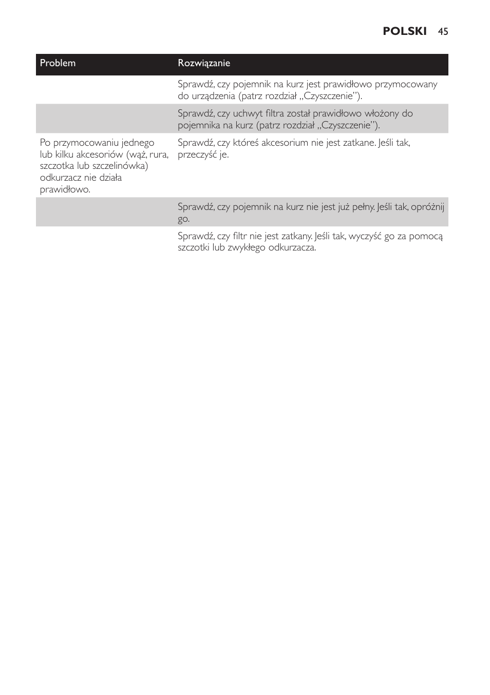 Philips FC6048 User Manual | Page 45 / 78