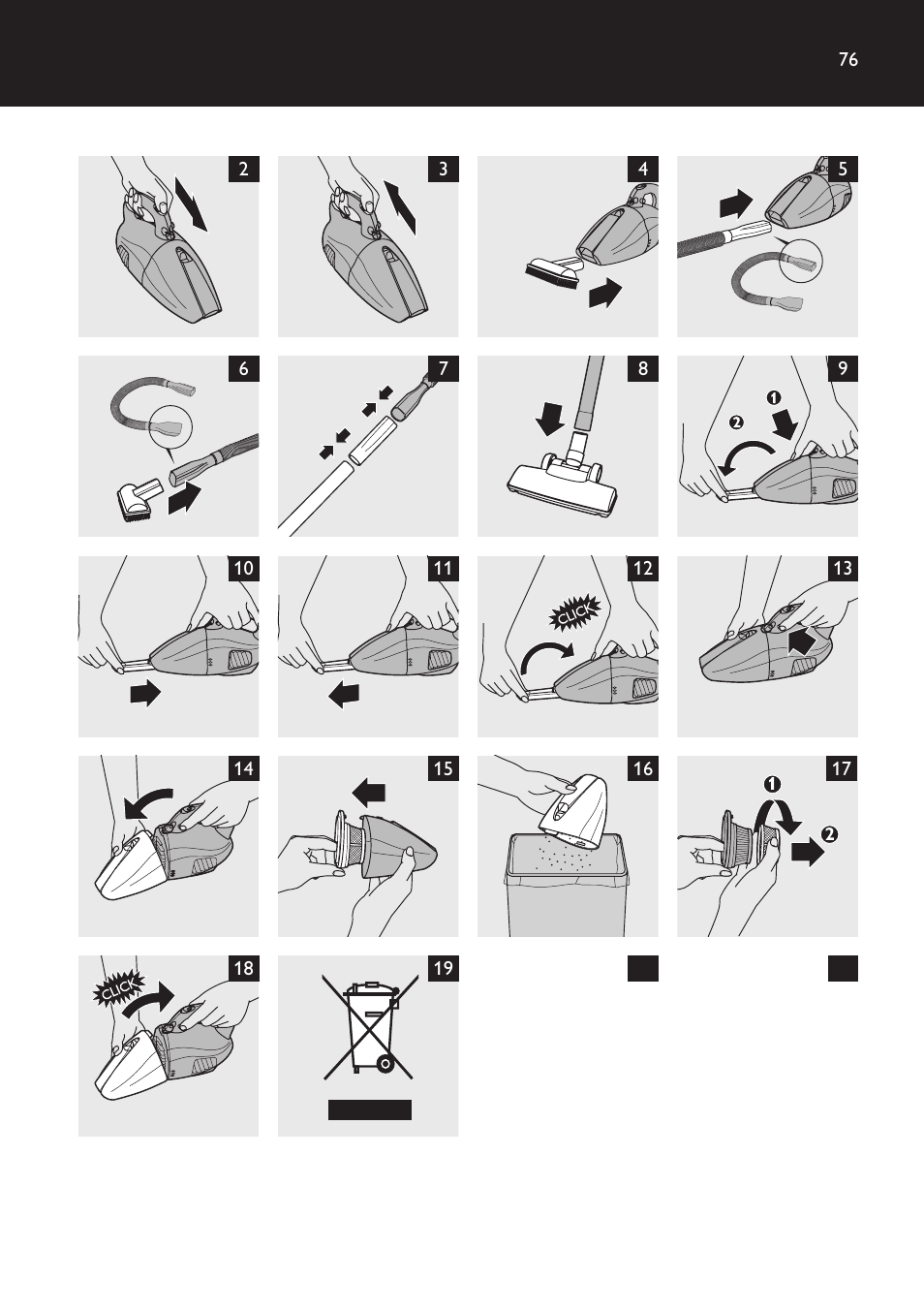 Philips FC6048 User Manual | Page 76 / 78