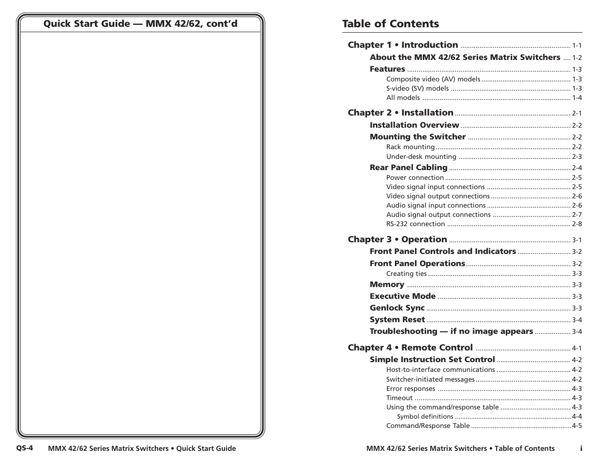 Extron electronic MMX 42 User Manual | Page 5 / 23