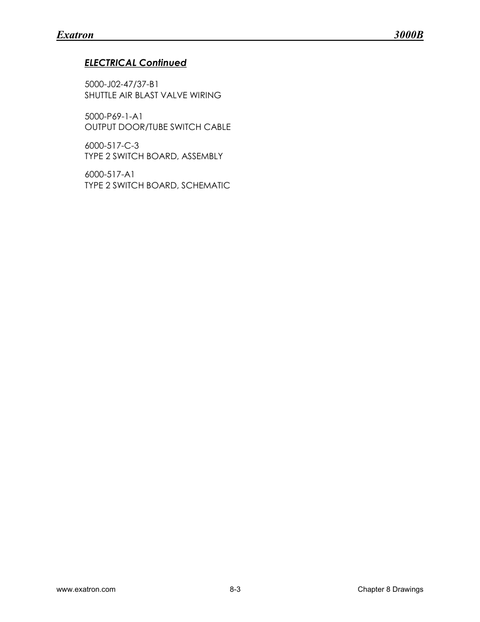 Exatron 3000b | Extron electronic 3000B User Manual | Page 146 / 187