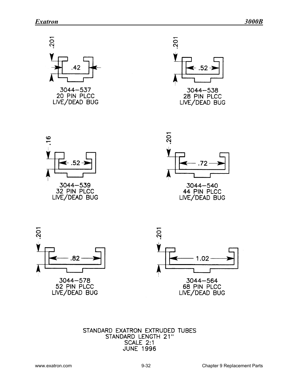 Exatron 3000b | Extron electronic 3000B User Manual | Page 179 / 187