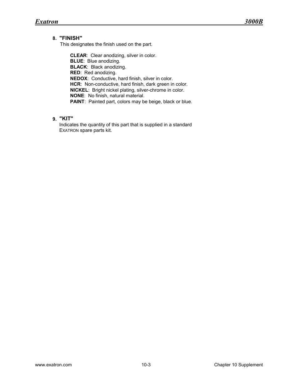 Exatron 3000b | Extron electronic 3000B User Manual | Page 186 / 187