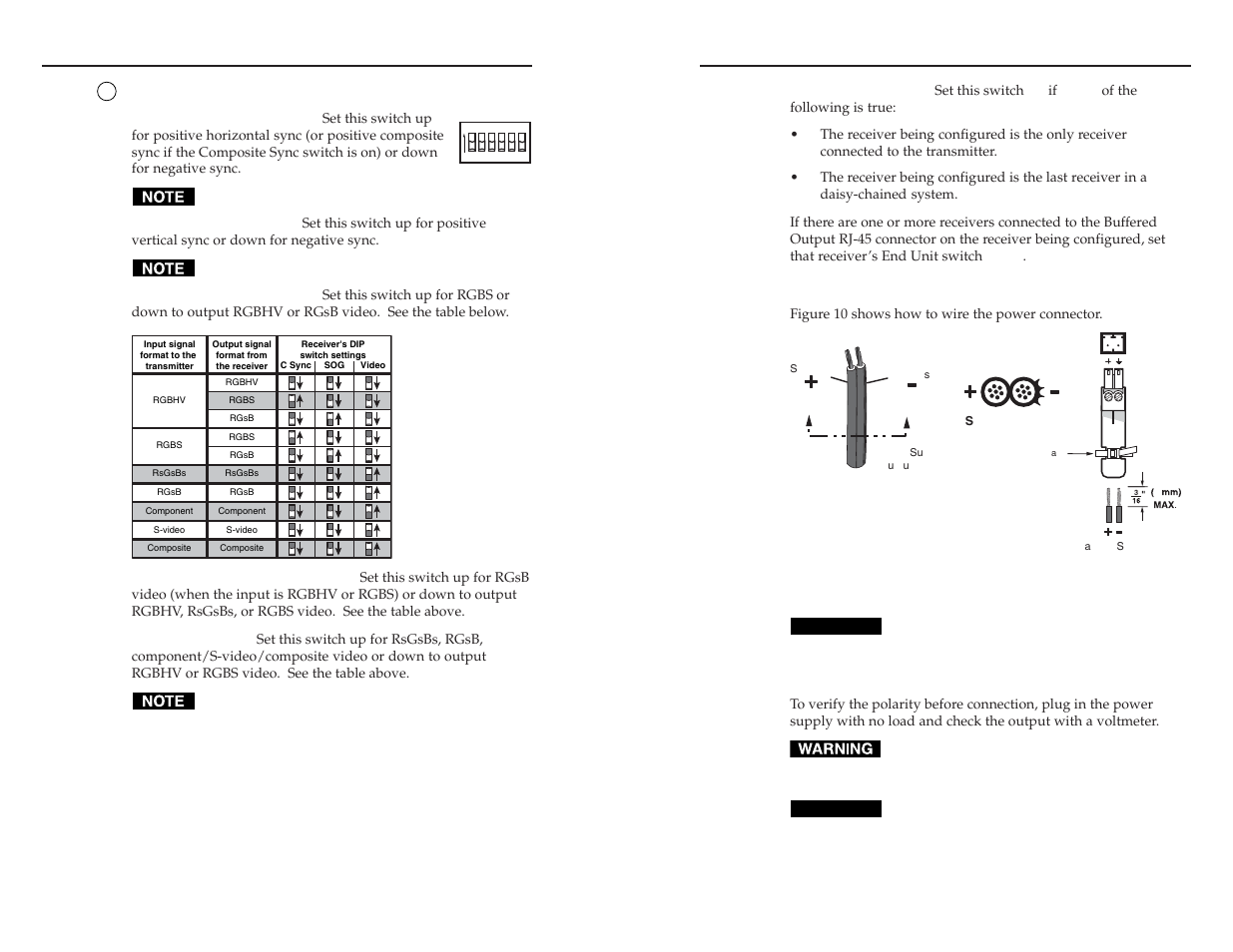 Power supply wiring, Dip switches”, ite m, Versatools | Mtp 15hd a series, cont’d, Caution | Extron electronic MTP T 15HD A AAP User Manual | Page 12 / 18