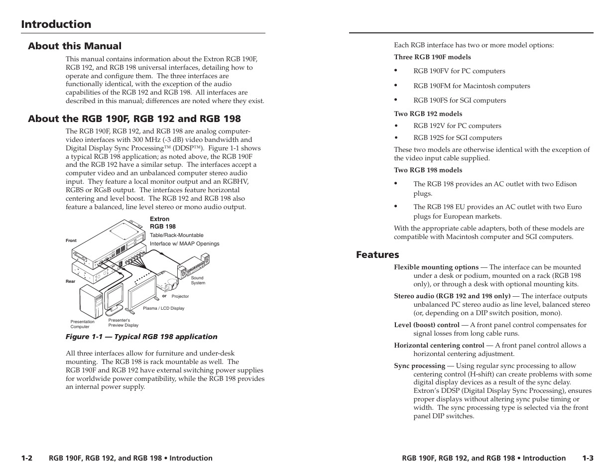 Extron Electronics RGB 192 User Manual | Page 5 / 16