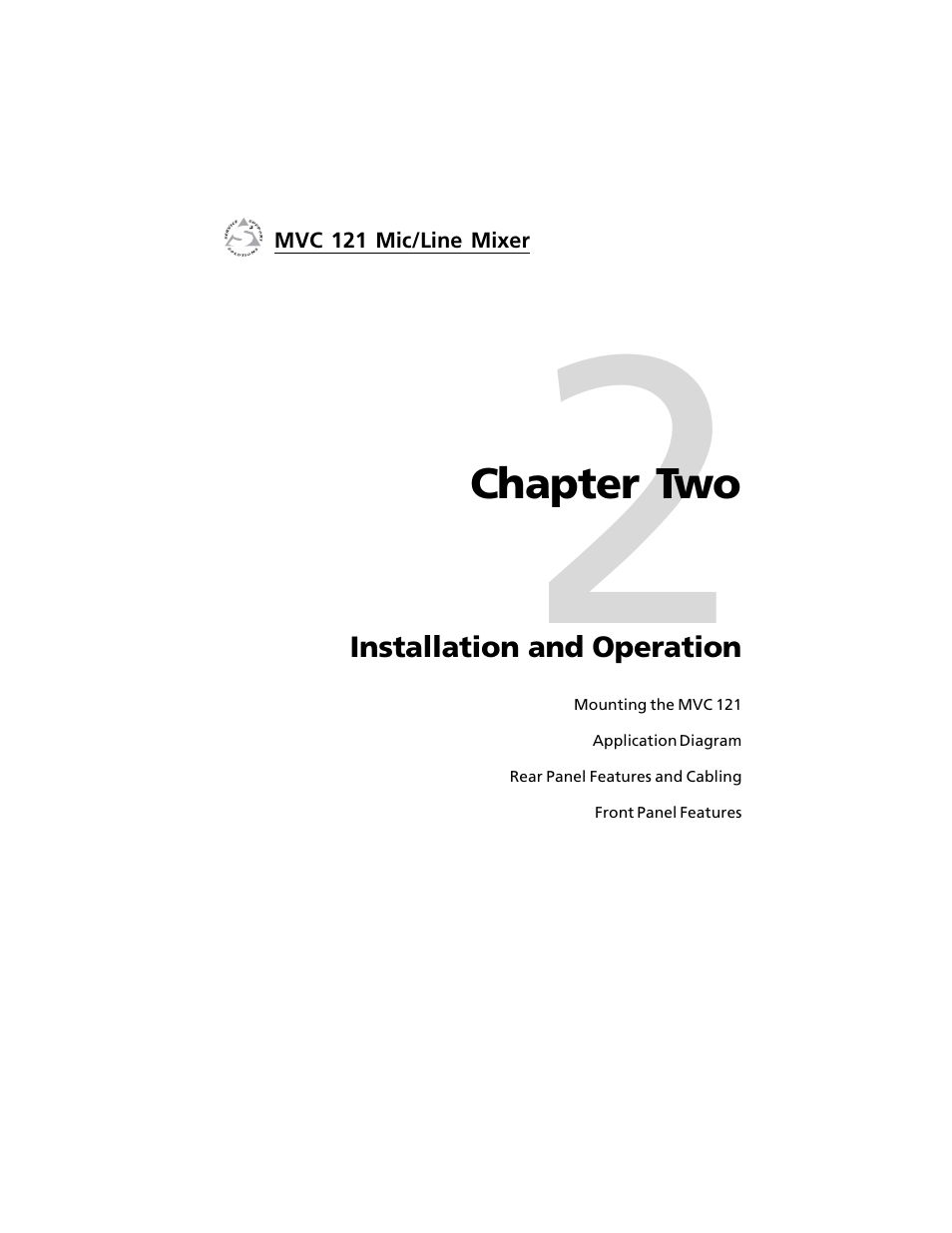 Extron Electronics MVC 121 User Manual | Page 13 / 48