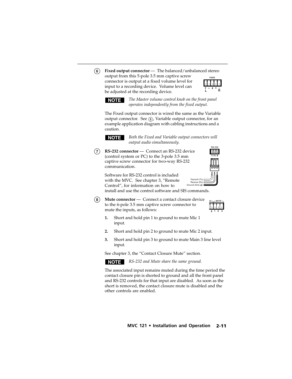Extron Electronics MVC 121 User Manual | Page 23 / 48