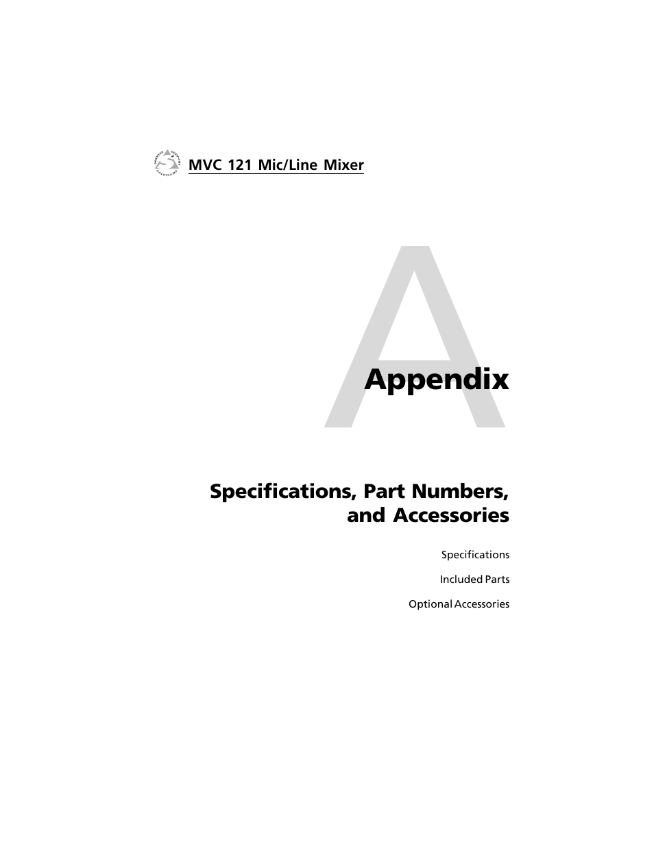 Extron Electronics MVC 121 User Manual | Page 41 / 48