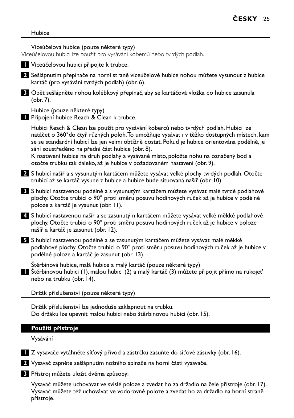 Philips FC8424 User Manual | Page 25 / 76