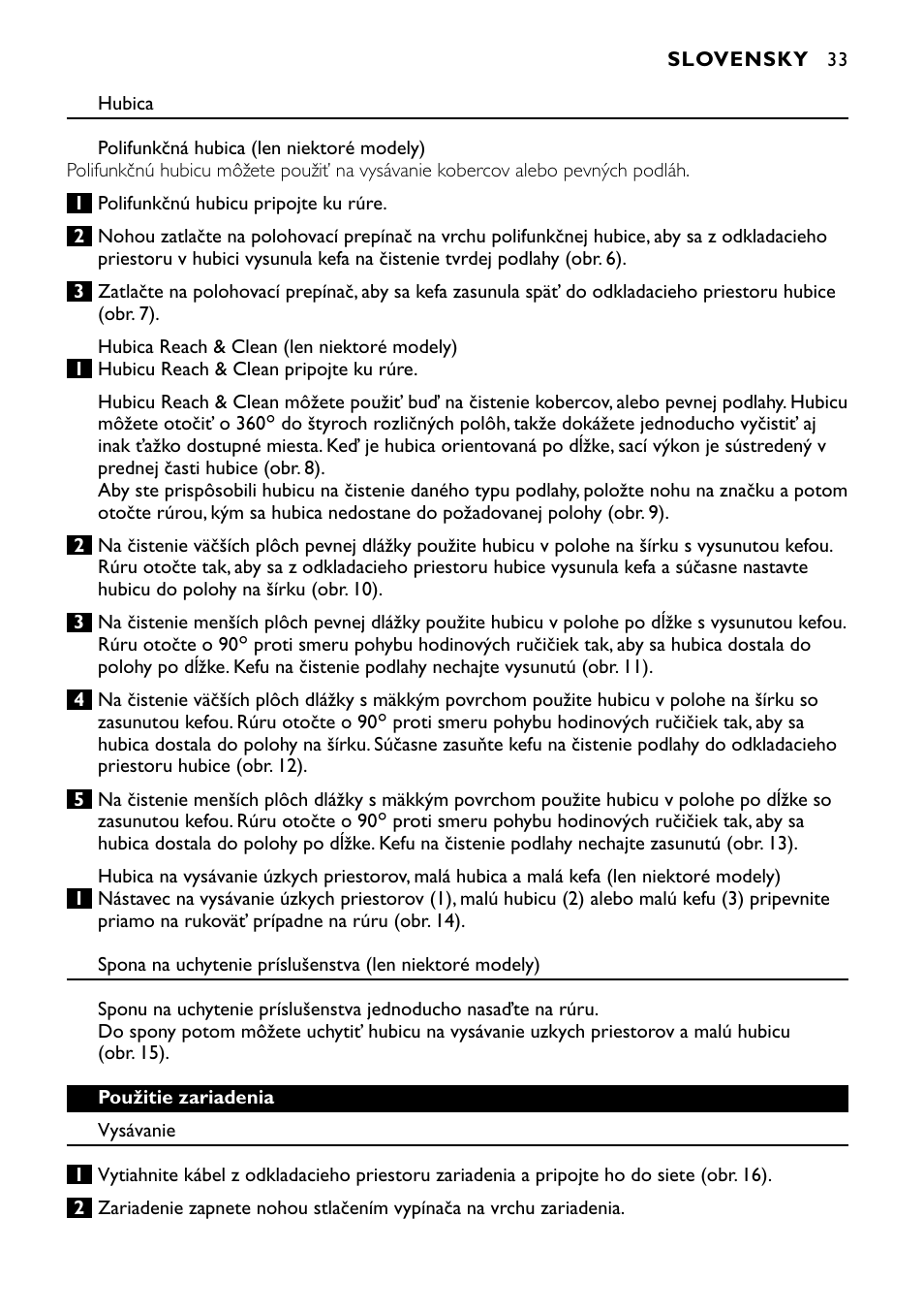 Philips FC8424 User Manual | Page 33 / 76