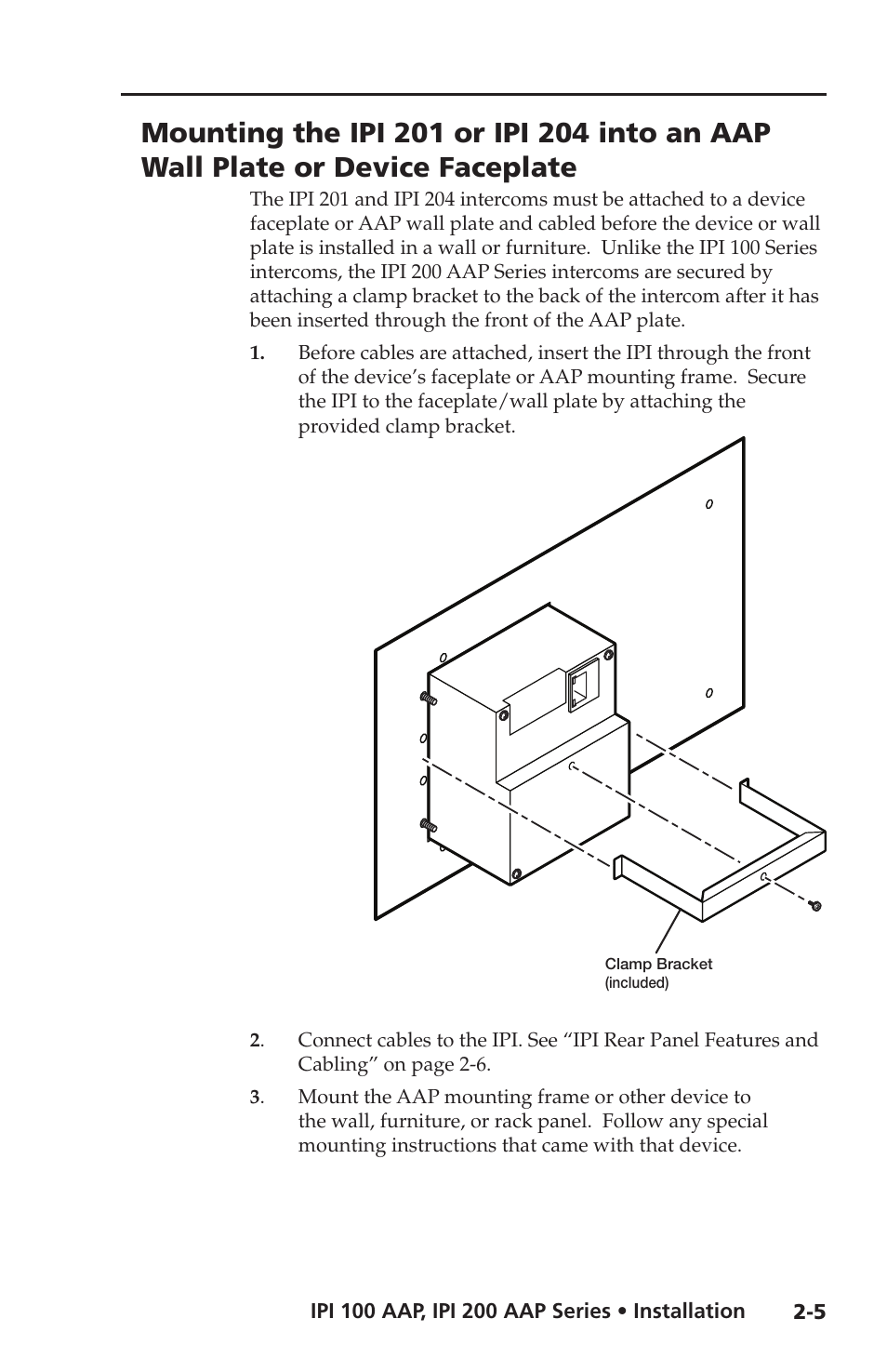 Device faceplate | Extron electronic IPI 100 Series User Manual | Page 19 / 100