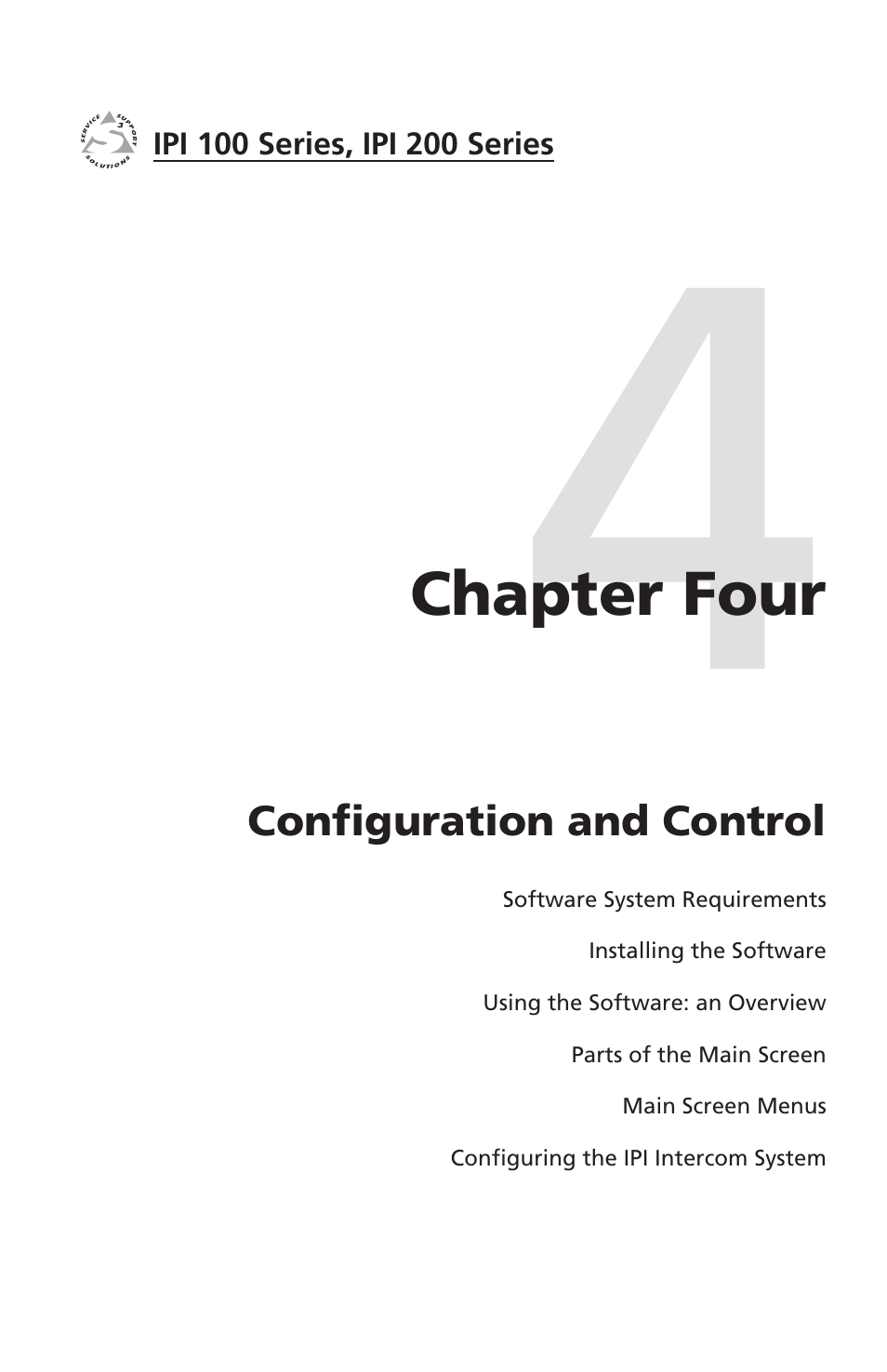 Ch. 4: configuration and control, Chapter four • configuration and control | Extron electronic IPI 100 Series User Manual | Page 33 / 100