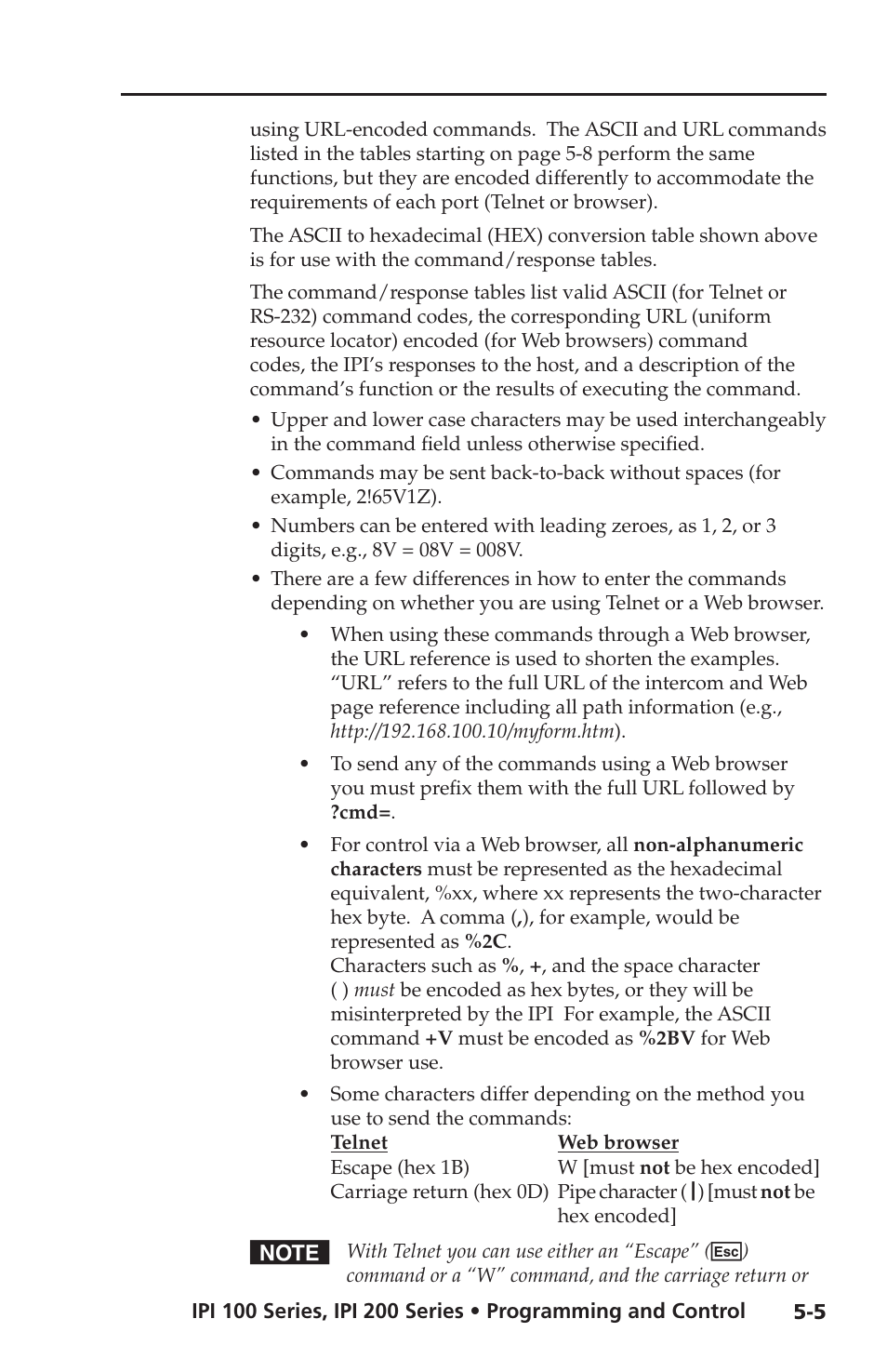 Extron electronic IPI 100 Series User Manual | Page 63 / 100