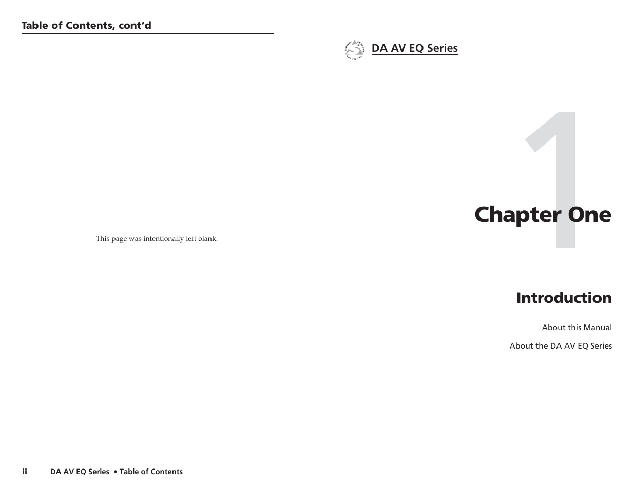 Introduction | Extron Electronics DA 6V EQ User Manual | Page 6 / 22