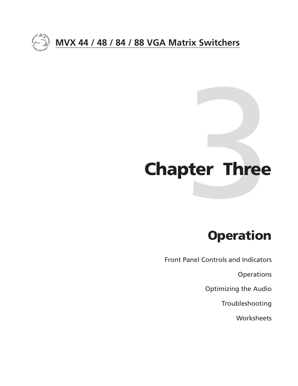 Extron electronic MVX 44 series User Manual | Page 17 / 78