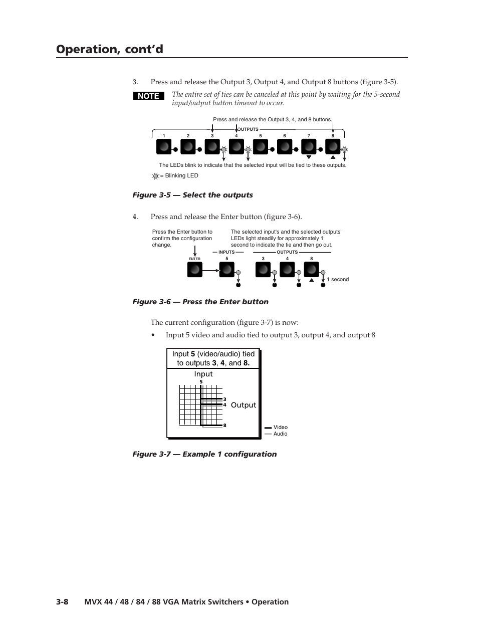 Operation, cont’d | Extron electronic MVX 44 series User Manual | Page 24 / 78
