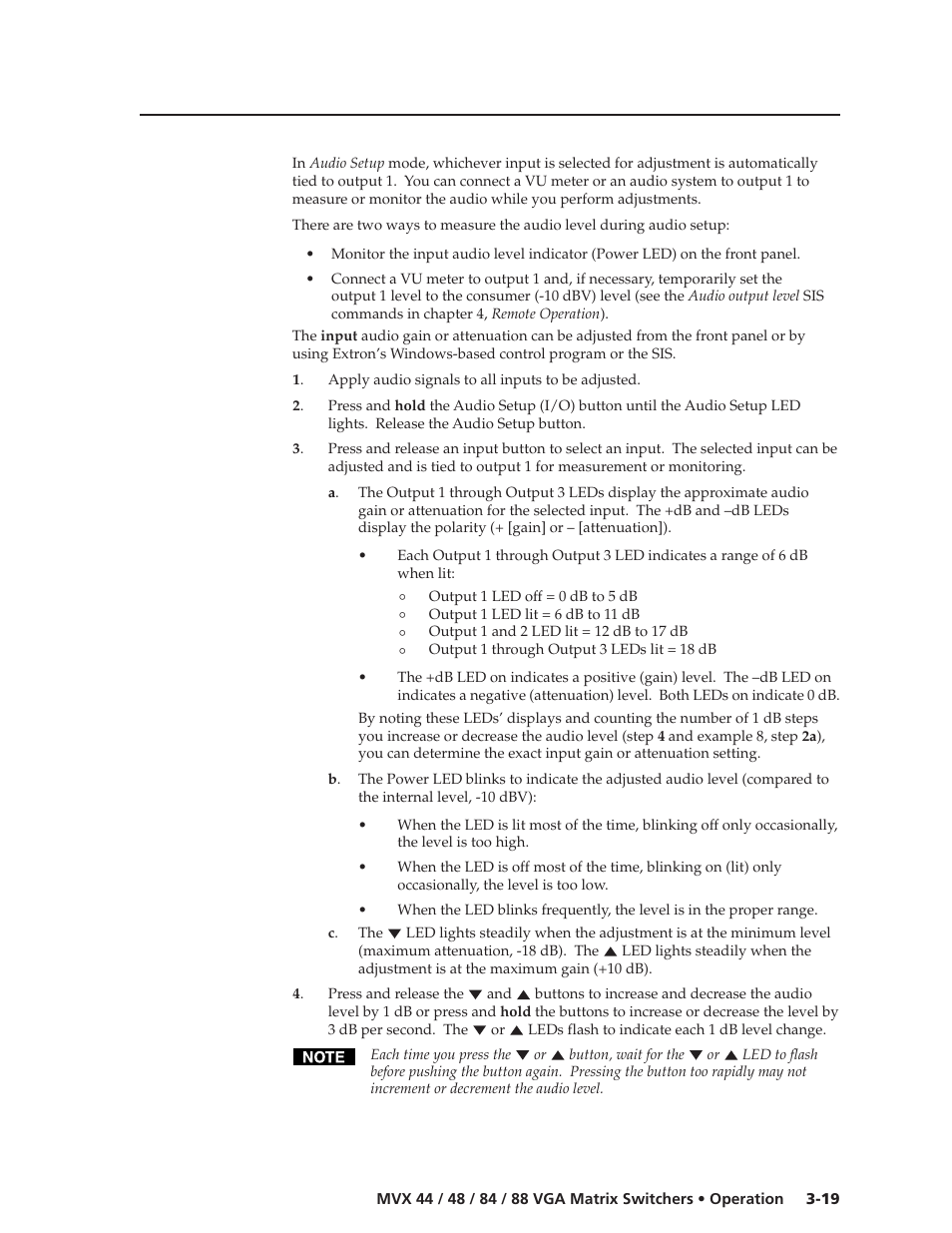 Extron electronic MVX 44 series User Manual | Page 35 / 78