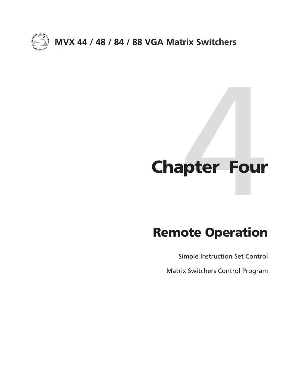 Extron electronic MVX 44 series User Manual | Page 49 / 78