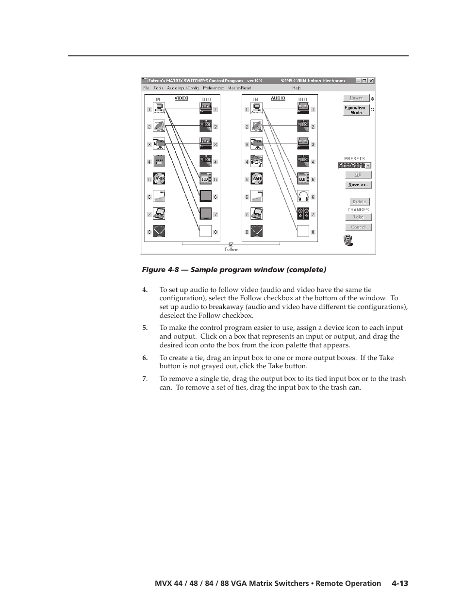 Extron electronic MVX 44 series User Manual | Page 61 / 78