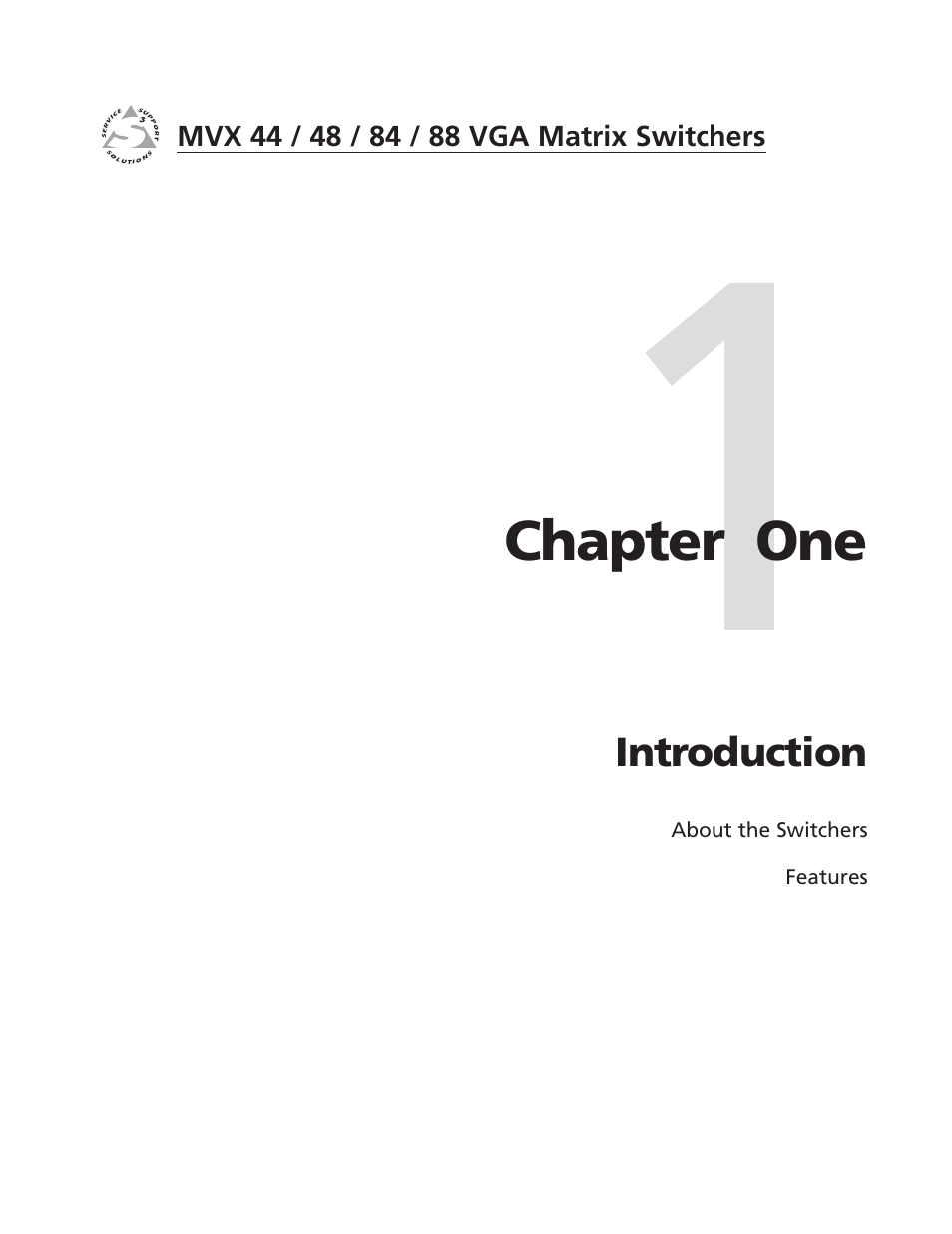 Extron electronic MVX 44 series User Manual | Page 7 / 78