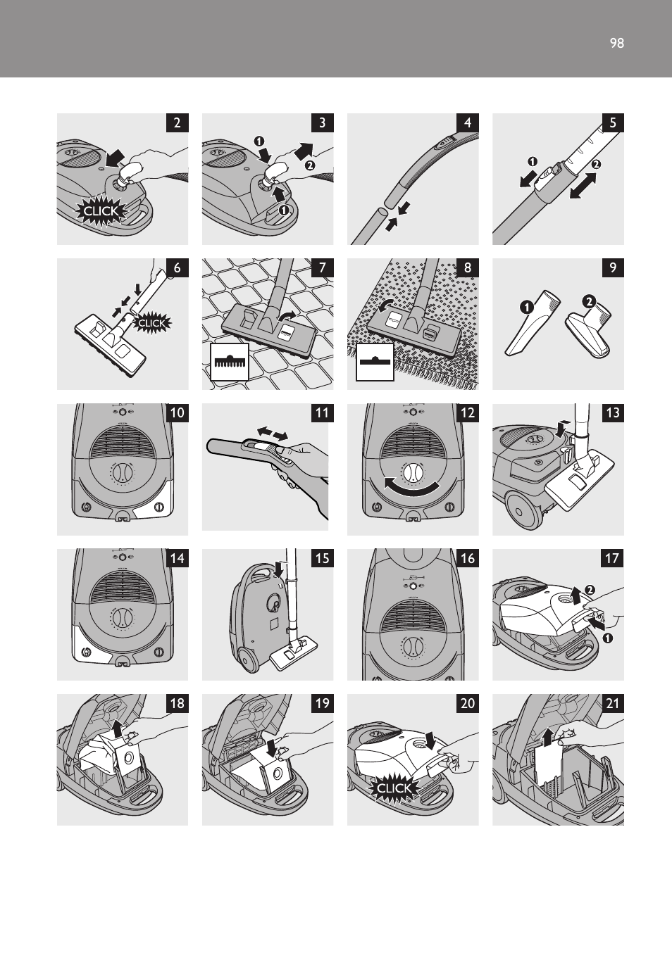 Philips FC8445 User Manual | Page 98 / 100