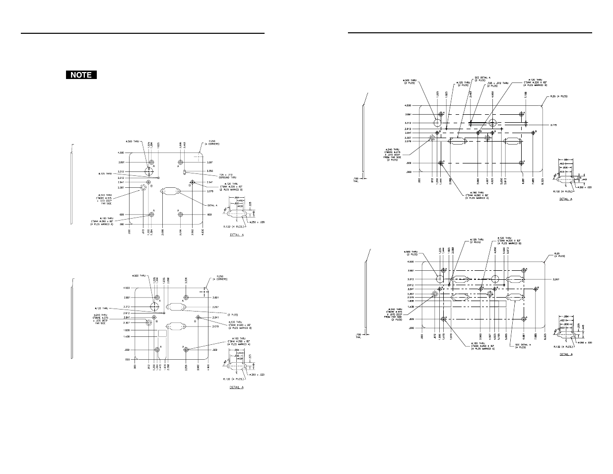 Dimensions, Dimensions, cont’d | Extron Electronics RGB 500_Dual User Manual | Page 20 / 26