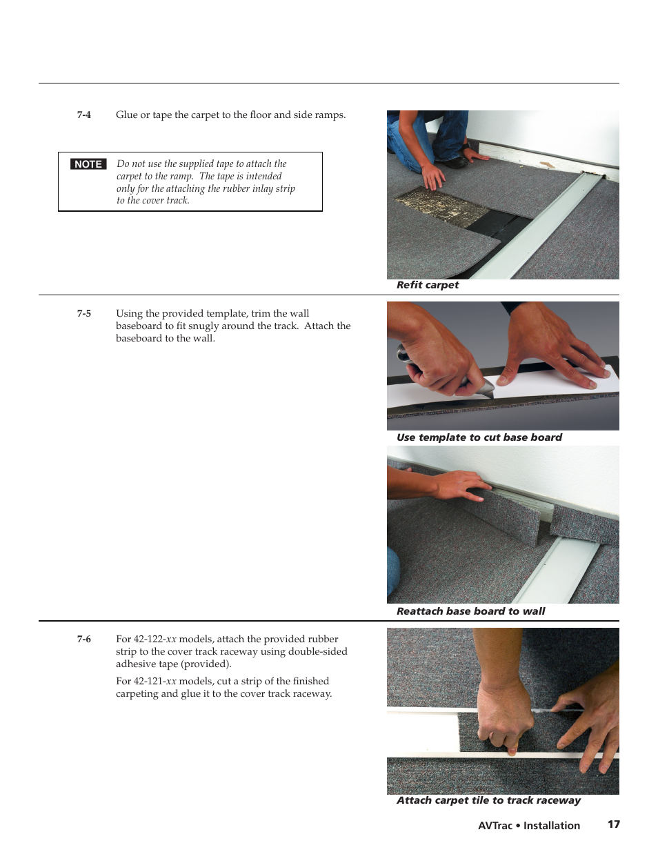 Extron electronic AVTrac 42-122-xx User Manual | Page 19 / 28