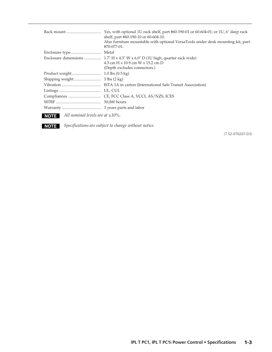 Extron electronic Interface IPL T PC1i User Manual | Page 2 / 2