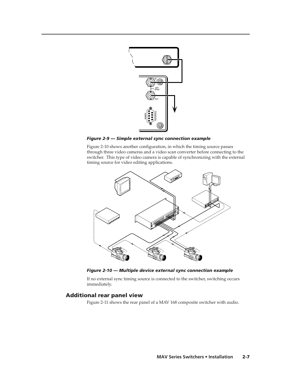 Additional rear panel view | Extron Electronics MAV Series User Manual | Page 23 / 72
